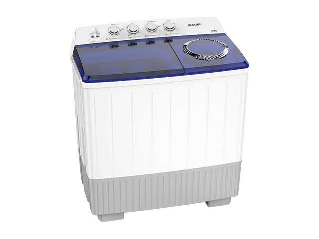 Sharp washing machine with outlet dryer